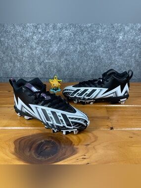 Adidas Freak Spark MD J 23 Cleats Youth Size 5 Black White Football Shoes HP5962